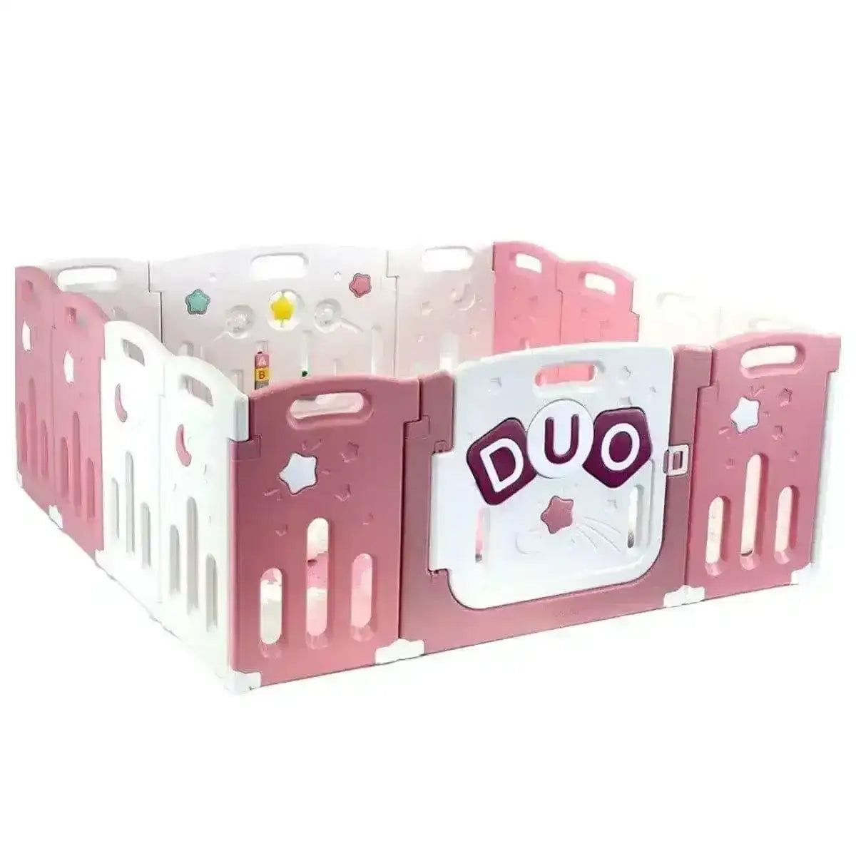 All Stars DUO MAXI Baby Playpen Pink White Venture
