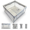 square mesh folding baby playpen