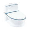 white and blue childrens potty