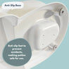 white potty with anti-slip base
