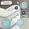 childrens potty with integrated wipe compartment